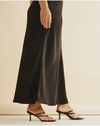 Atmos&Here Curvy - Nya Slip Maxi Skirt
