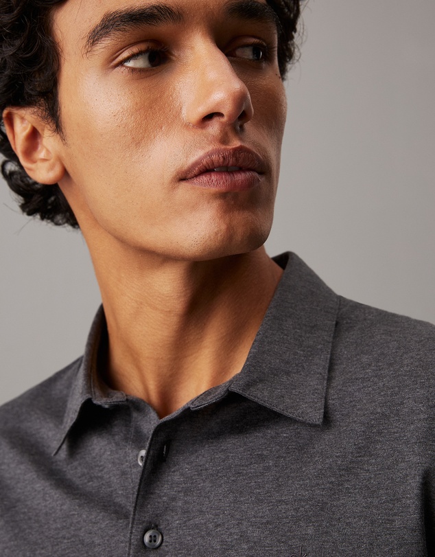 Calvin Klein - Slim Melange Polo Shirt