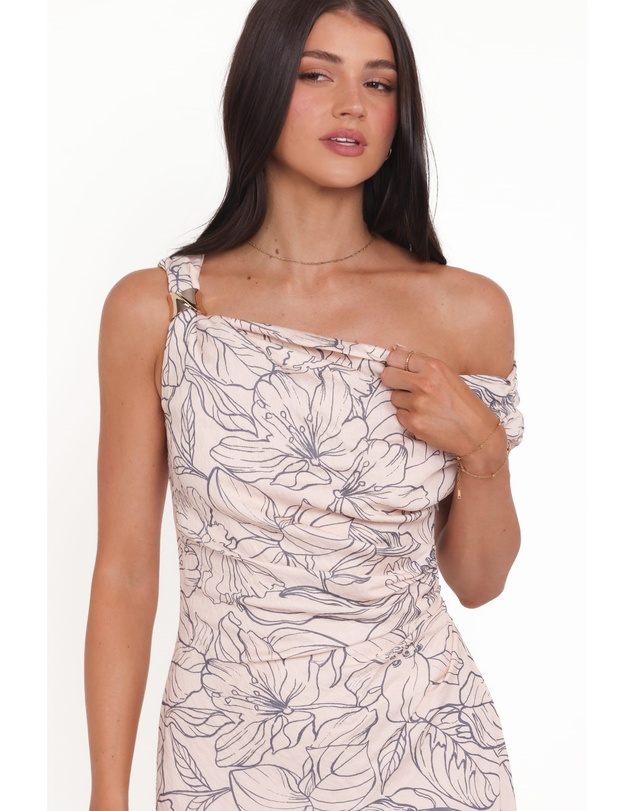 Petal & Pup - Aleyna Off Shoulder Mini Dress - Floral Print