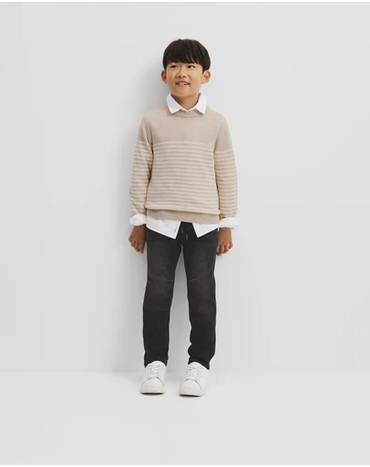 Country Road - Stripe Country Road Logo Knit
