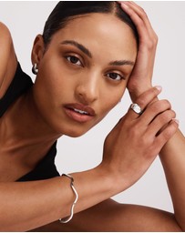 Michael Hill - Wave Bangle in Sterling Silver