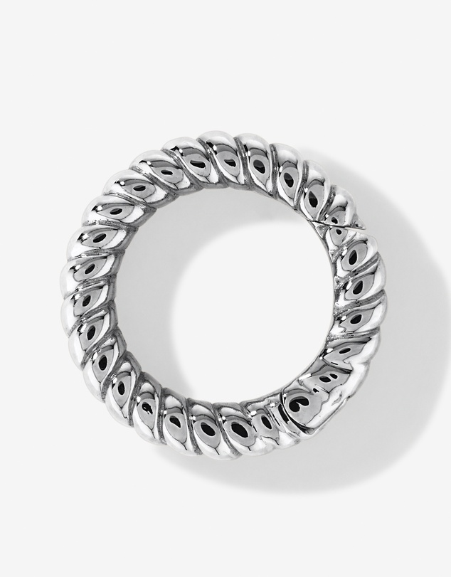 Michael Hill - Twisted Circle Pendant Connector in Sterling Silver