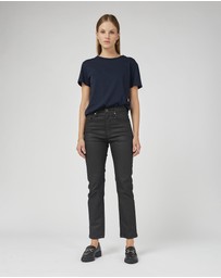 DRICOPER DENIM - Mika Coated Denim Straight Leg Jeans