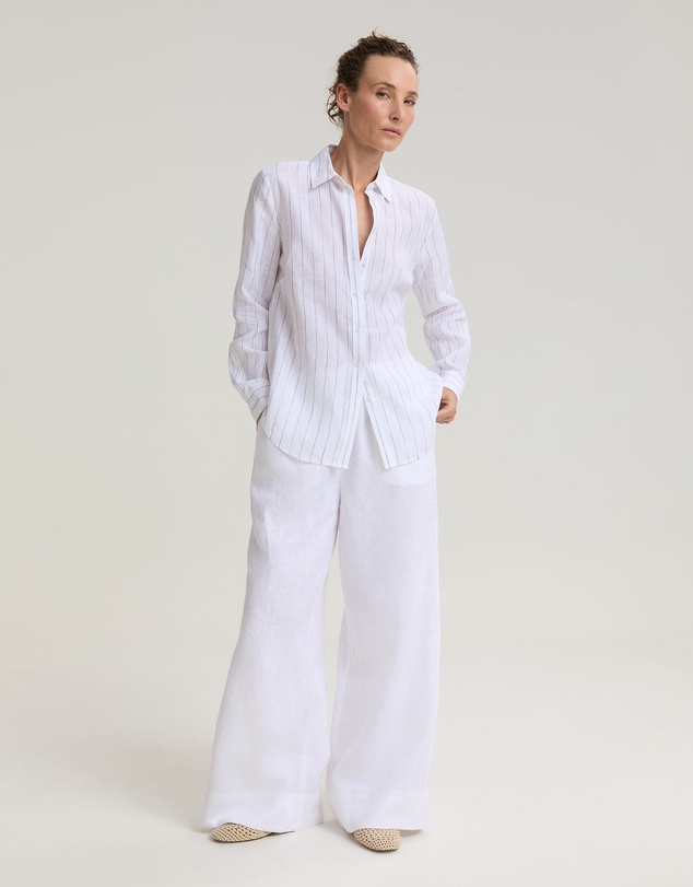 Sportscraft - Dahlia Stripe Linen Shirt