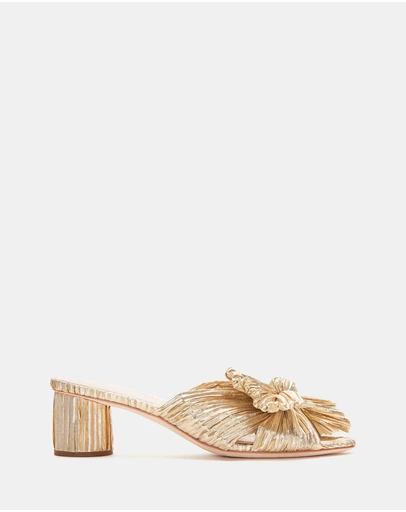 Loeffler Randall - Emilia Pleated Knot Mules