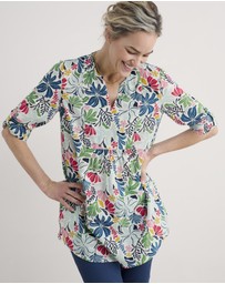 Seasalt - Seasalt Cornwall Seaweed Flower Chalk Op Art Tunic