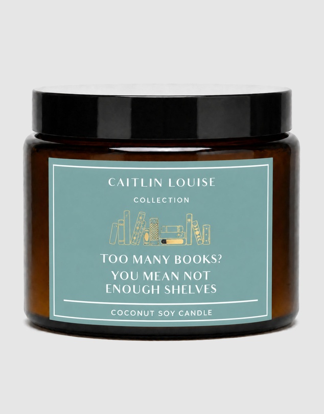 Caitlin Louise Collection - Too Many Books? Candle