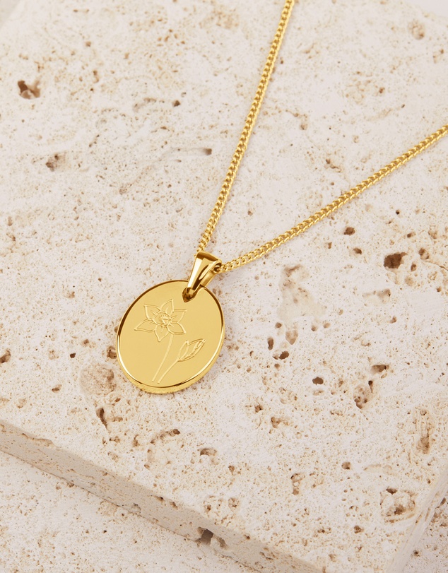 Pastiche - March Birth Flower Necklace