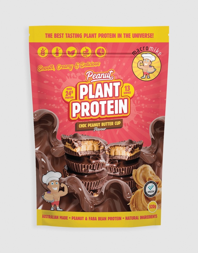 Macro Mike - Choc Peanut Butter Cup Peanut Plant Protein - 520g