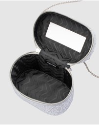 Olga Berg - Beckie Zip Top Crystal Bag