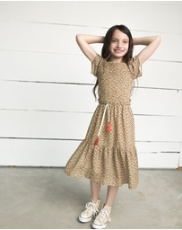 Like FLO - Panther Maxi Smock Dress - Kids-Teens