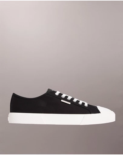 Calvin Klein - Alvaro Cotton Canvas Logo Trainers
