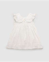 Purebaby - Ruffle Dress - Babies-Kids