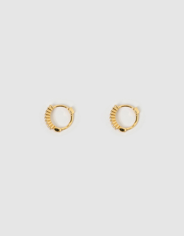 Arms Of Eve - Khloe Gold Earrings - Stone