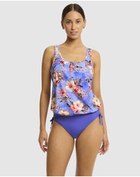 Sea Level Australia - Blue Hawaii Blouson Tank Multifit Singlet Top