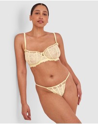 Bras N Things - Bethany String-Light Yellow