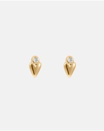 Kirstin Ash - Abode Heart Studs
