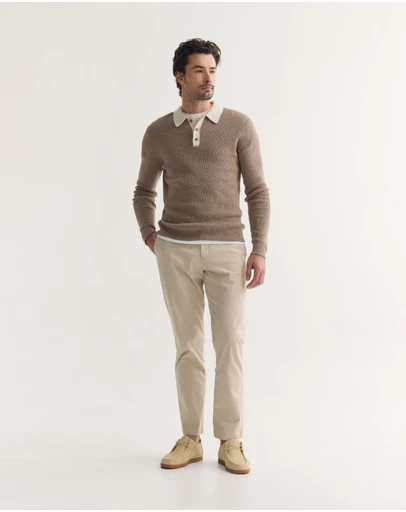 Oxford - Sam Contrast Collar Knit
