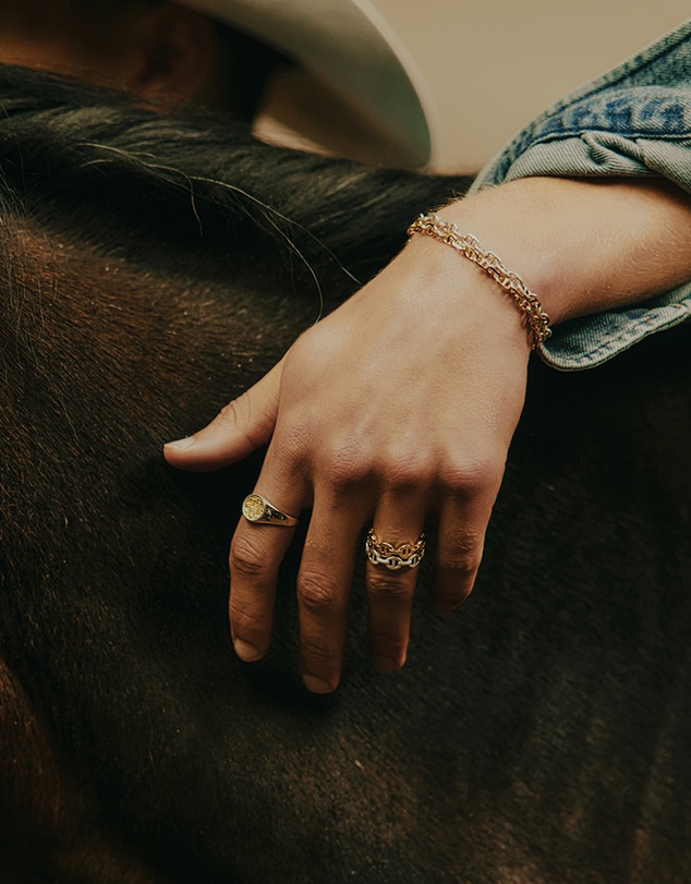 Serge DeNimes - Silver Sundown Ring