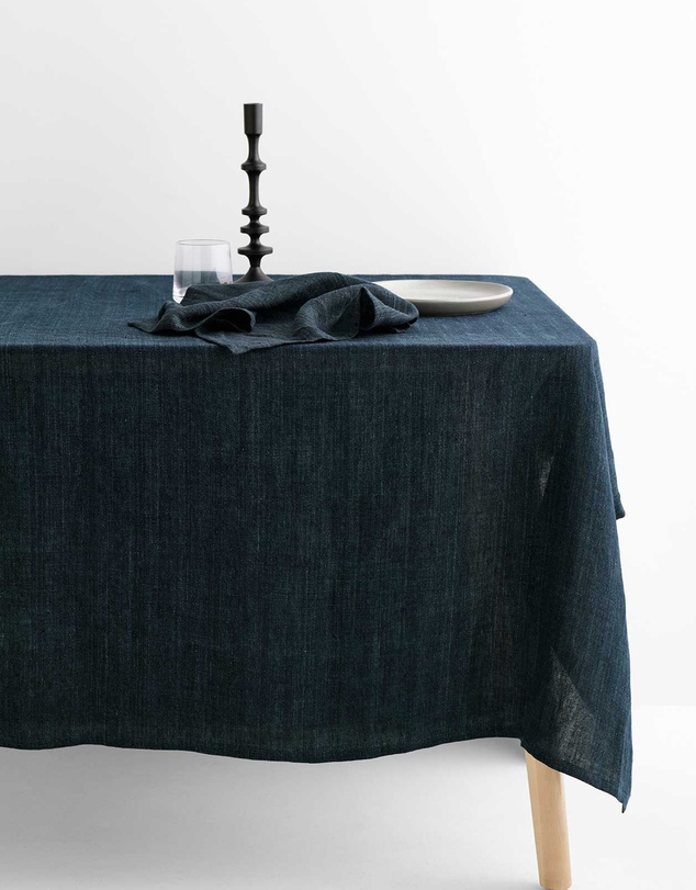 Aura Home - Vintage Pure Linen Tablecloth