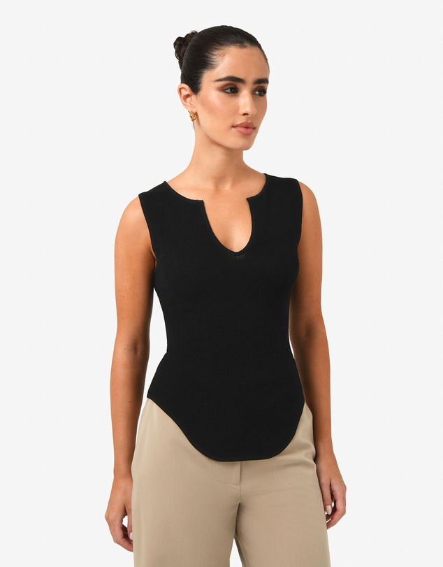 Forcast - Noemi Split Neck Tank