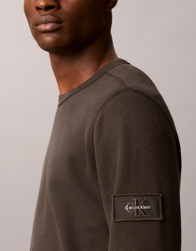 Calvin Klein Jeans - Long Sleeve Waffle T-Shirt