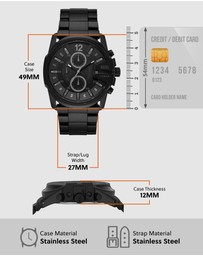 Diesel - Master Chief Black Chronograph Watch