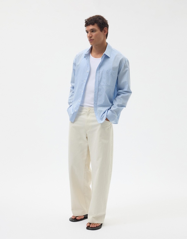 AERE - Stripe Boxy Shirt