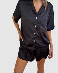 SILK MAGNOLIA - Silk Satin Pyjamas