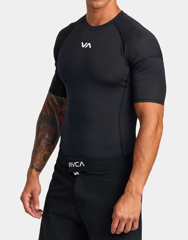 RVCA - Mens Sport Short Sleeve Rash Vest