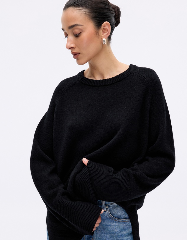 Minima Esenciales - Emi Oversized Wool Cashmere Blend Knit