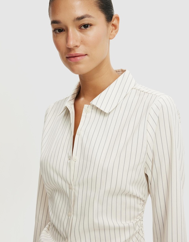 Cotton On - Peyton Gathered LS Shirt