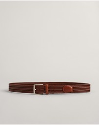 Gant - Leather Elastic Braided Belt