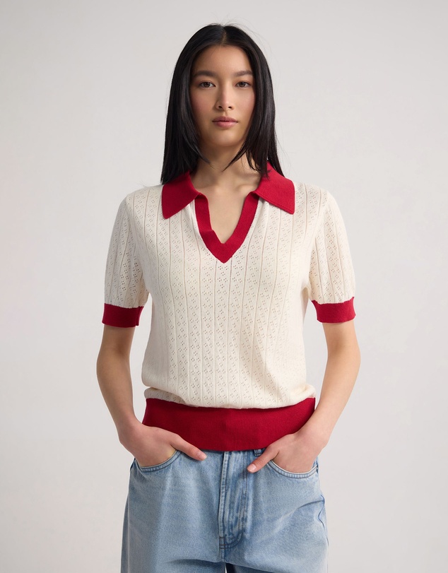 Oxford - Aimee Pointelle Polo