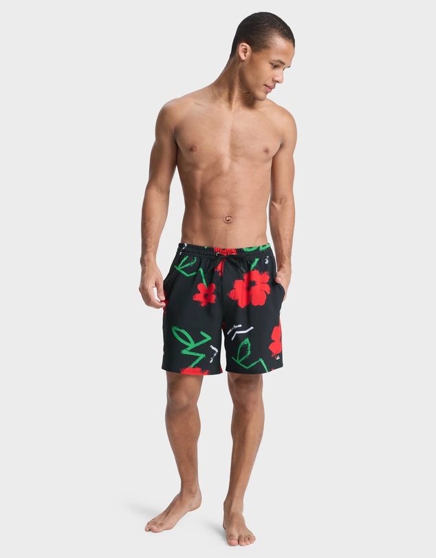 Quiksilver - Mens Stretch Printed Volley 17