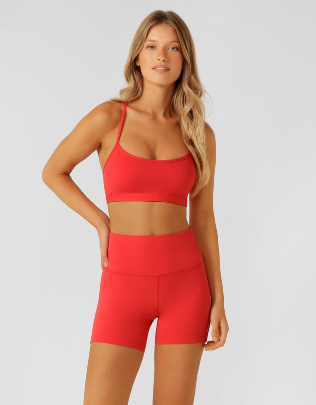 Lorna Jane - Lotus No Chafe Phone Pocket 12cm Bike Shorts