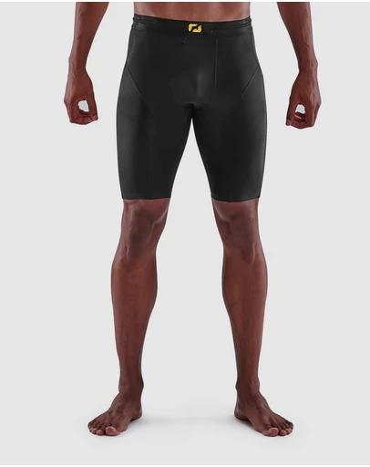 SKINS - SKINS Compression Men's Series-5 Running/Gym Half Tight Black