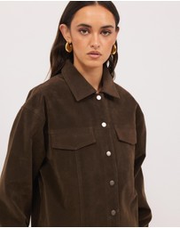 Calli - Williams Faux Suede Jacket