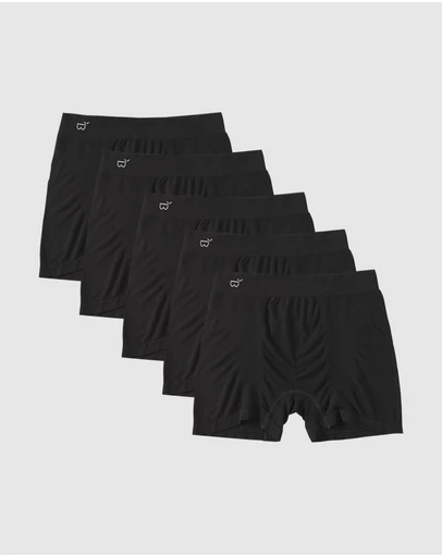 Boody - 5-Pack Mens Original Boxer Black