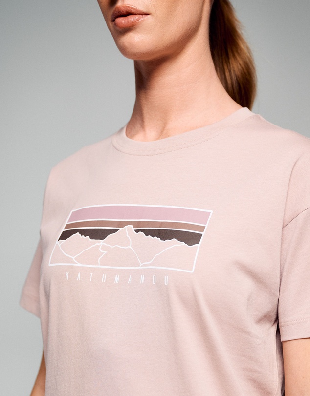 Kathmandu - Mountain Sunset Organic Cotton T-shirt