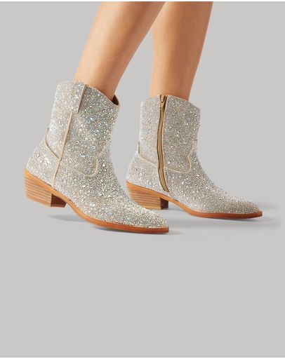 SILVER RHINESTONE