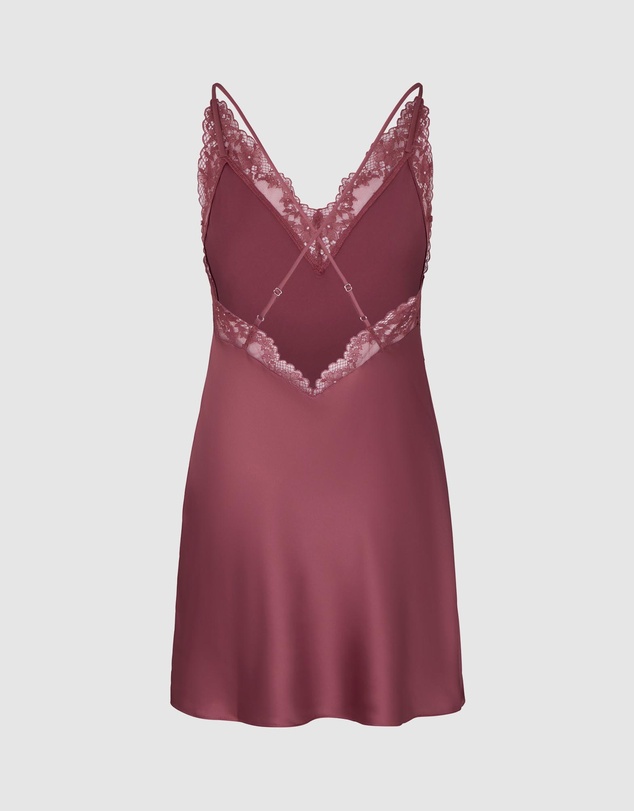 Hunkemoller - Satin Lace Naomi Slipdress