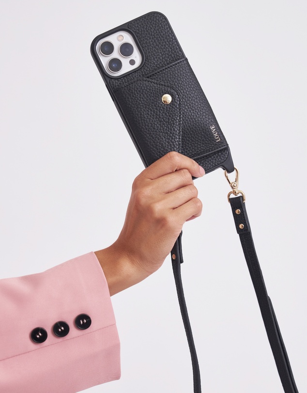 LOUVE COLLECTION - Leather Phone Case Wallet & Strap