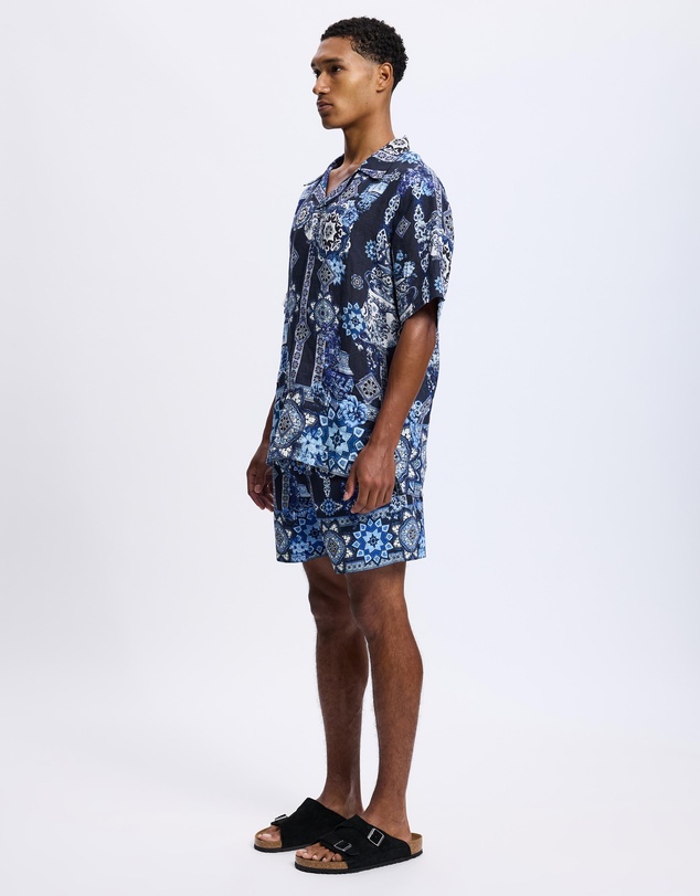 Camilla - Mid Length Boardshorts With Elastic Waist