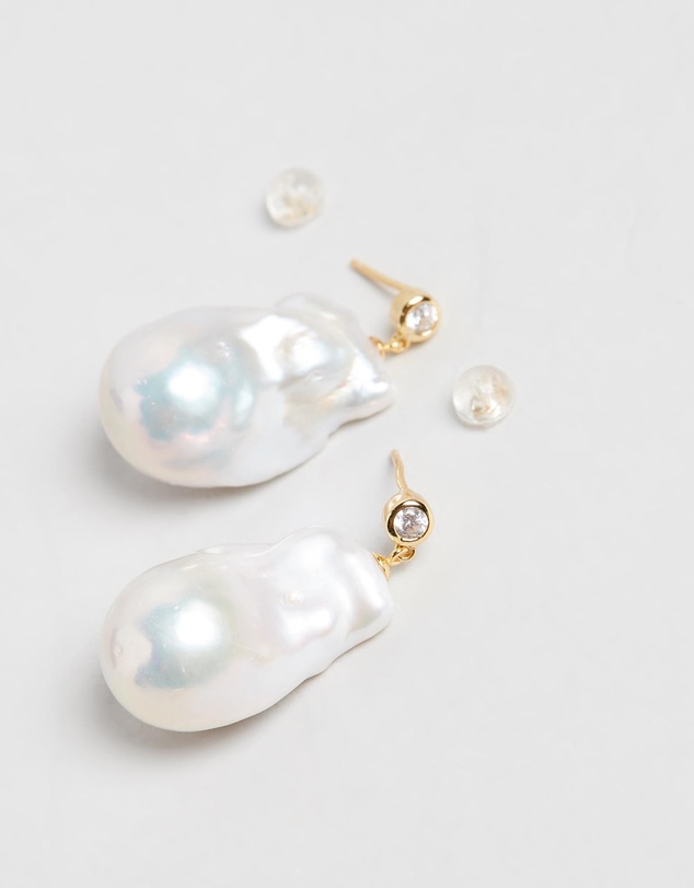 Carly Paiker - Ceto Baroque Pearl Earrings