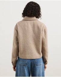 Atmos&Here - Joy Wool Blend Cropped Jacket
