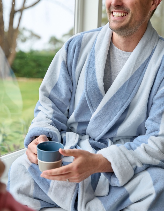 Linen House - Ocean City Plush Robe