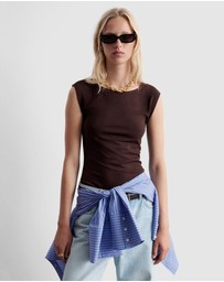 & Other Stories - Knitted Sleeveless Scoop-Neck Top