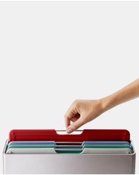 Joseph Joseph - Folio™ 4-piece Large Chopping Board Set with Storage Case (Silver/Coast)