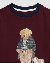 Polo Ralph Lauren - Polo Bear Cotton Ringer Tee - Kids